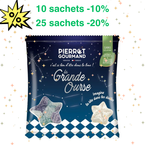 Mini-sachets de bonbons La Grande Ourse en promo !