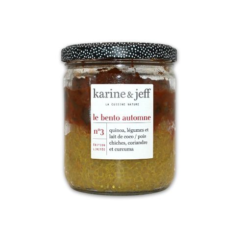 Bento bio au quinoa, légumes et lait de coco 360g