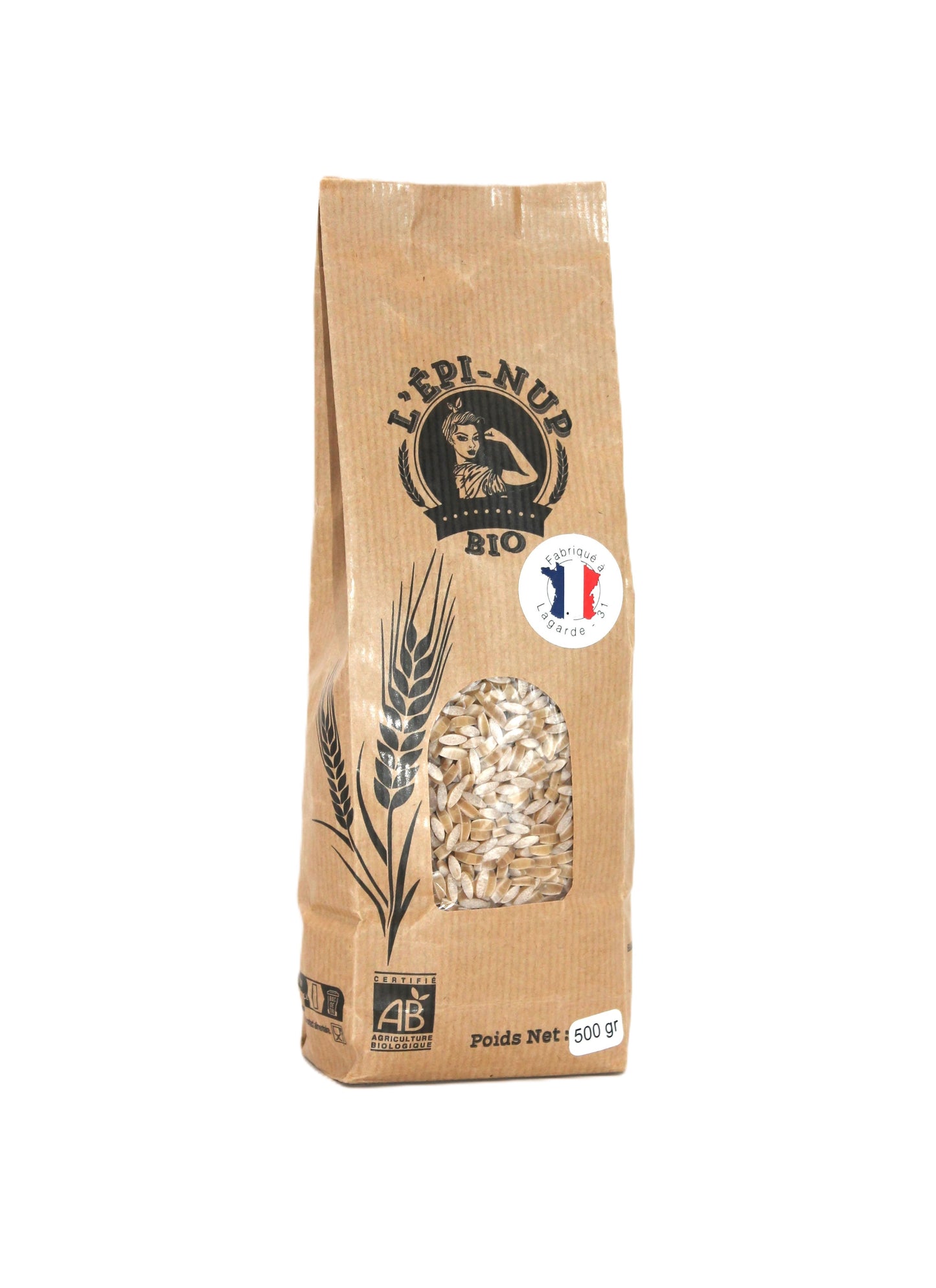 Pâtes fermières bio du Sud-Ouest Risoni 500g