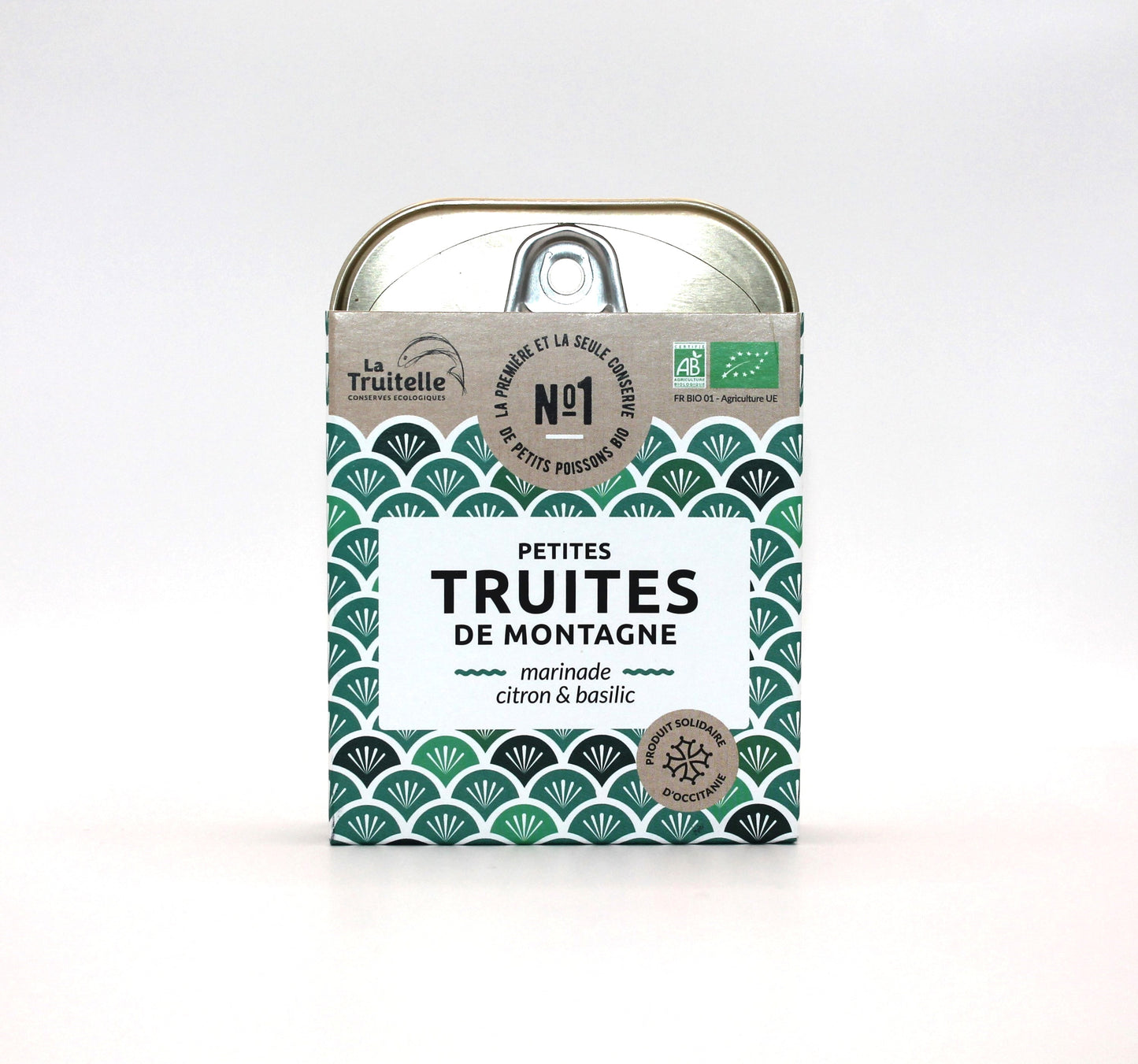 Petites Truites de montagnes Bio Citron & Basilic - 100g