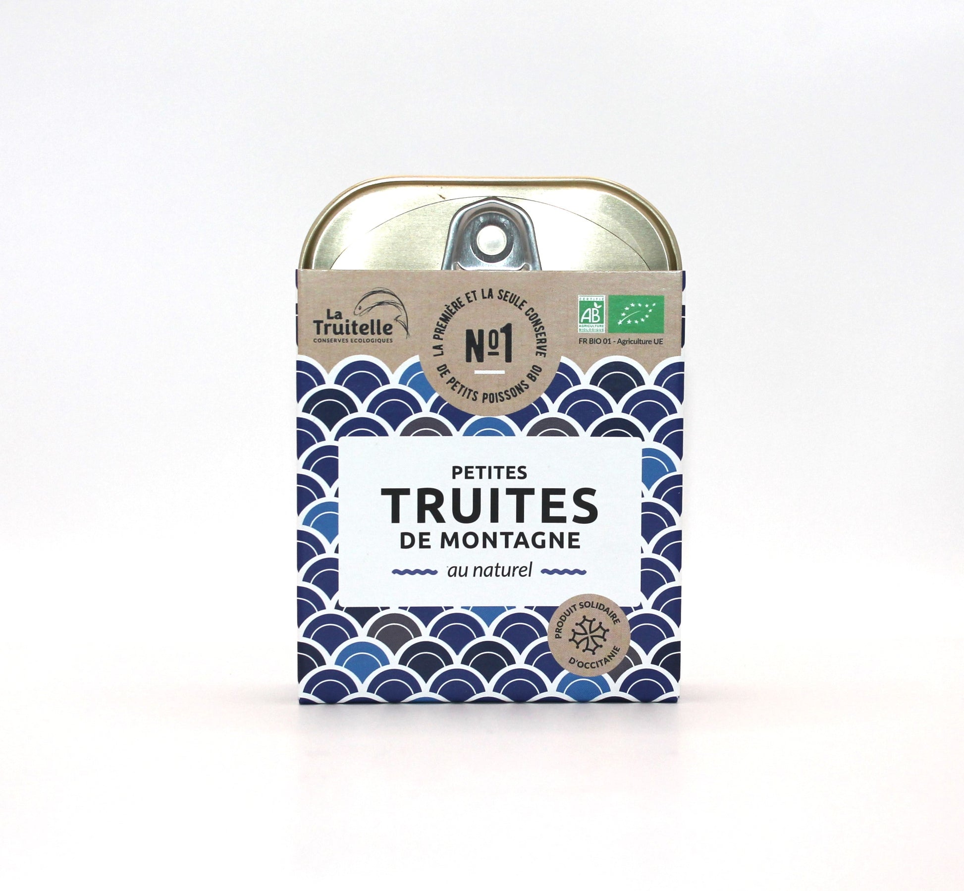 Petites Truites de montagnes Bio au naturel - 100g