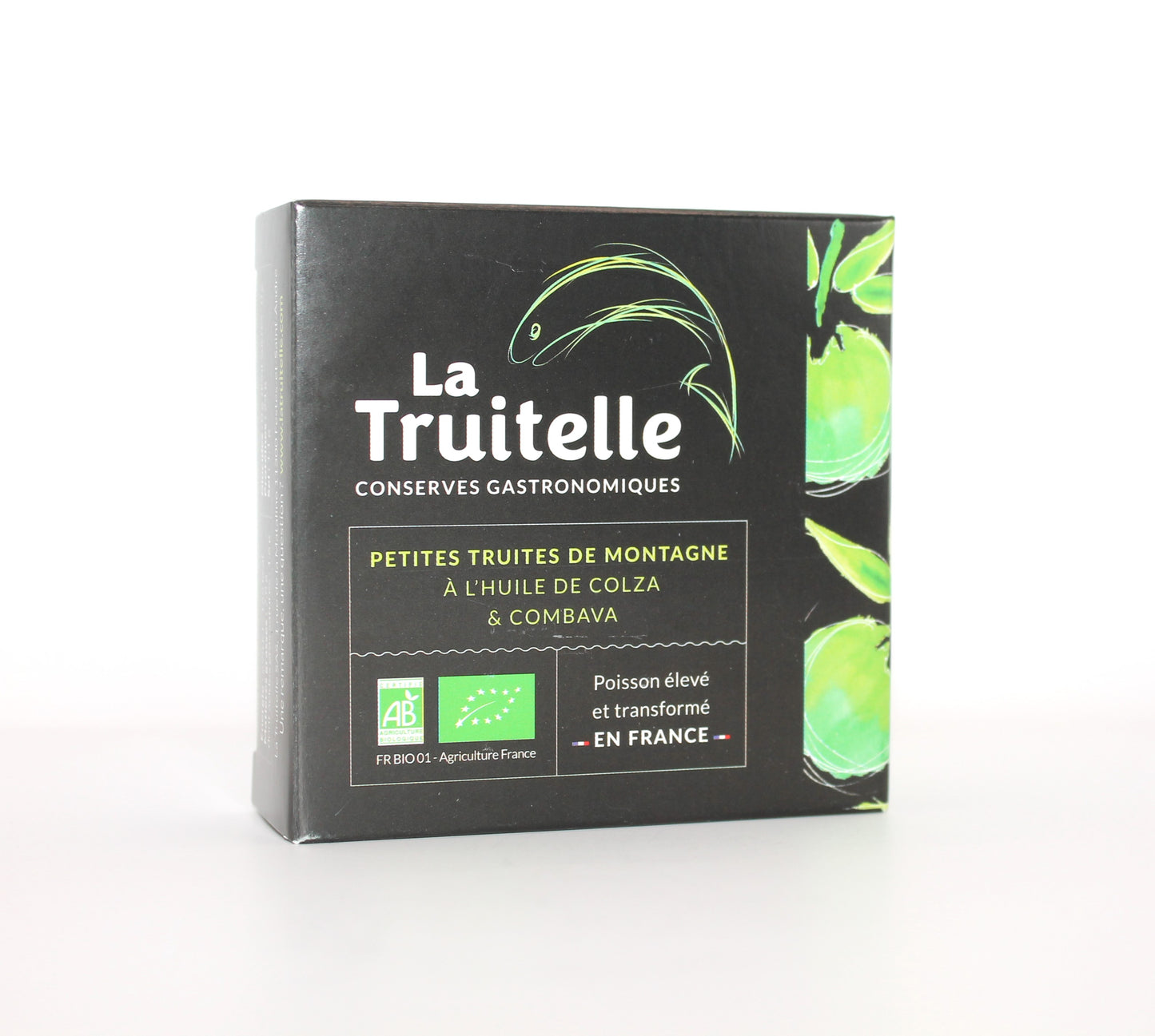 Petites Truites de montagnes Bio Huile de colza & Combava - 85g