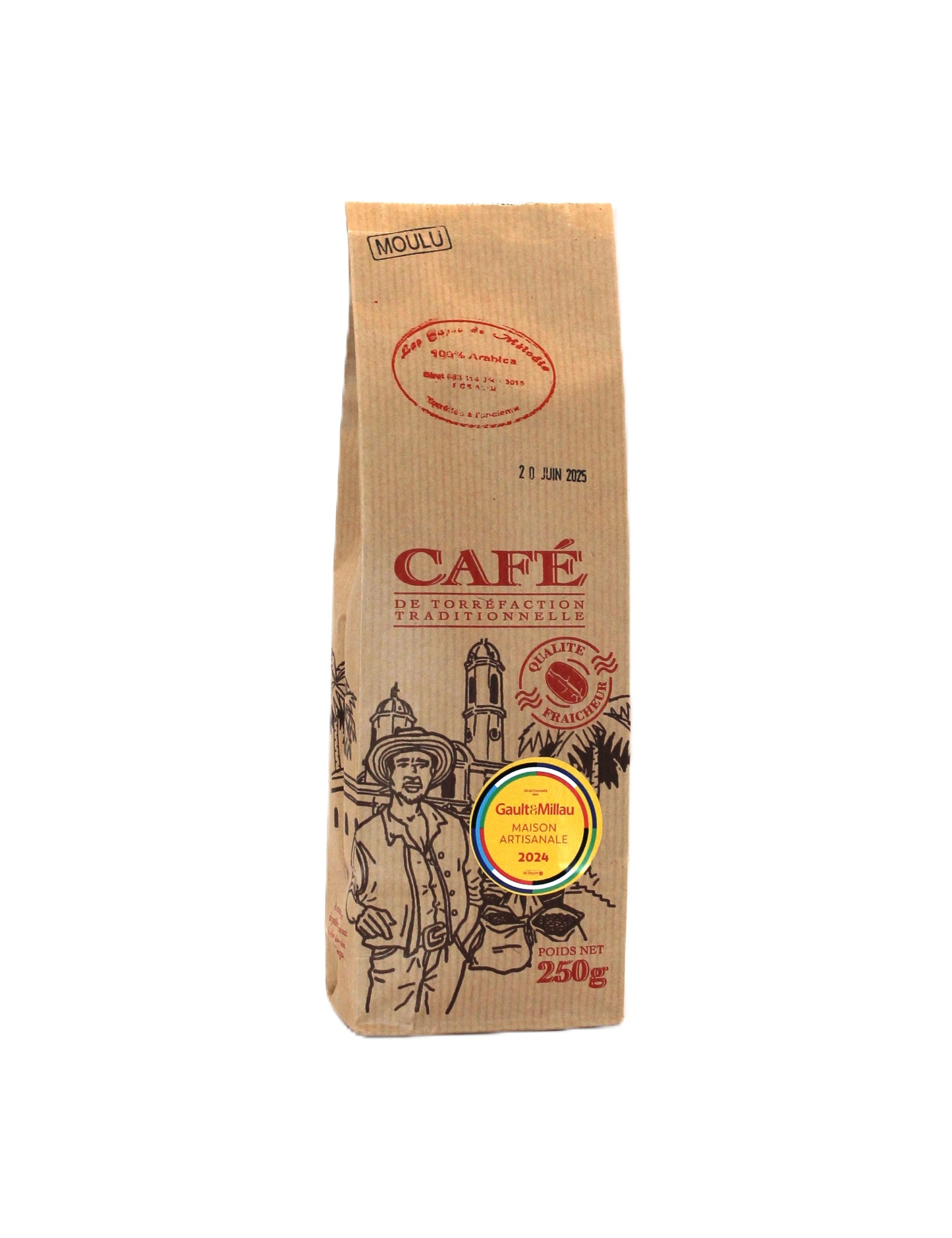 Café 100% Arabica Moulu 250g