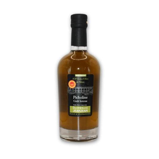 Bouteille d’huile d’olive AOP Nîmes bio 50cl Oliveraie Jeanjean