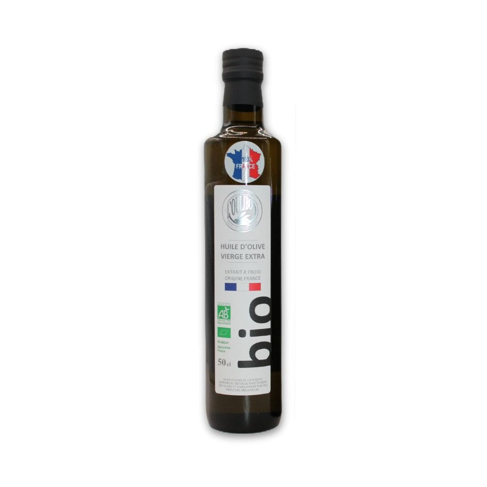 Bouteille de 50cl d’huile d’olive bio L’Oulibo