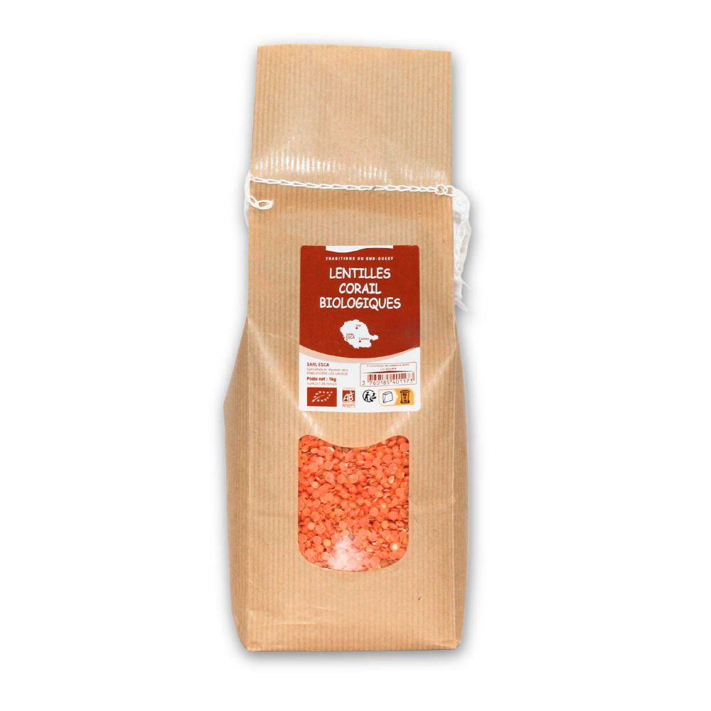 lentilles corail bio 1kg SARL ESCA Tarn