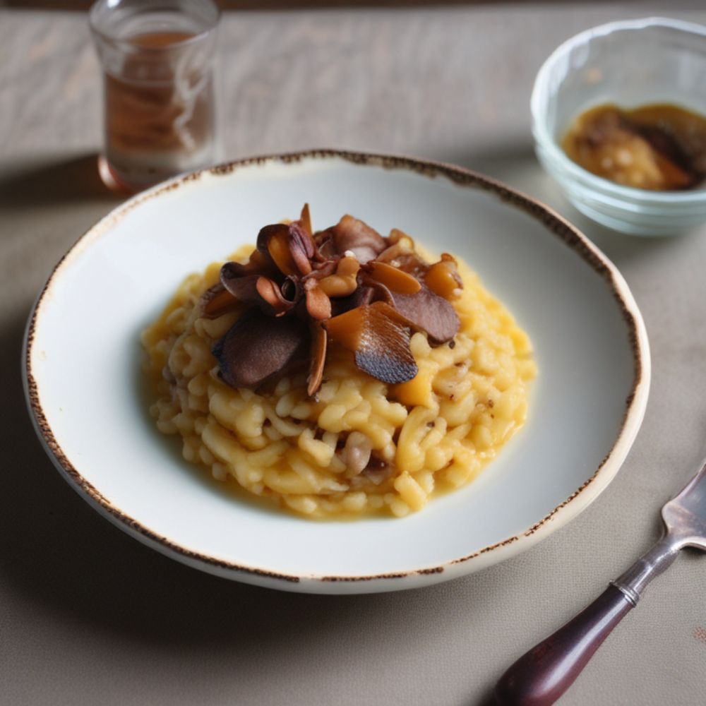 Recette délicieuse de risotto aux girolles