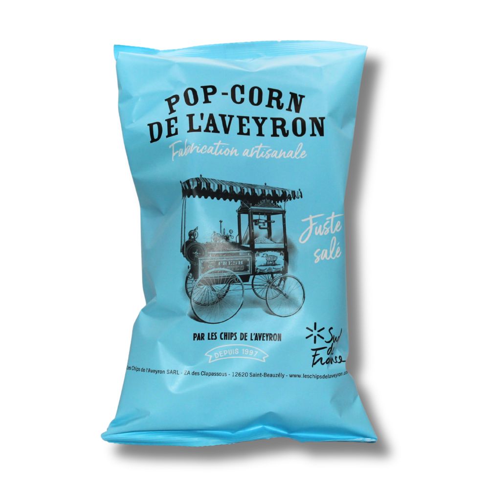 pop corn salé artisanal Les Chips de l’Aveyron