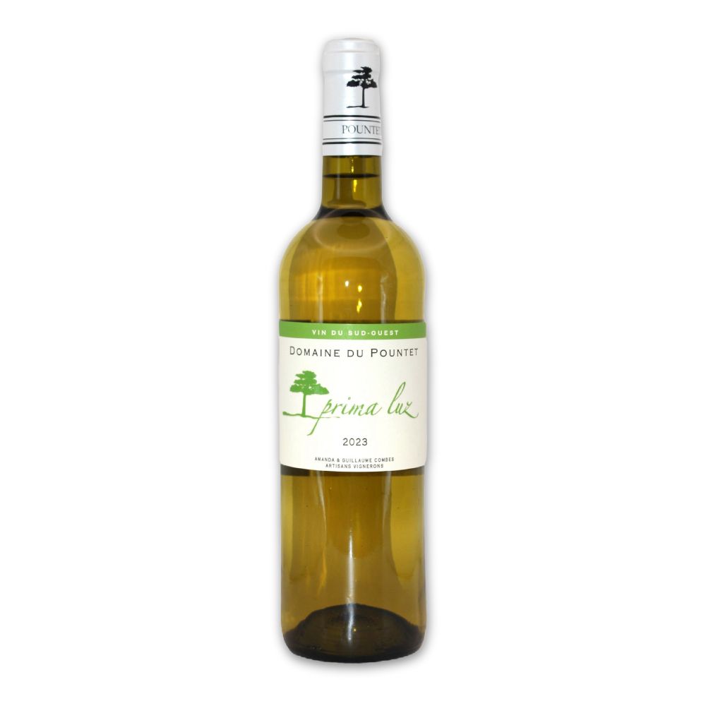 Bouteille Prima Luz 2023 vin blanc sec Côtes de Gascogne
