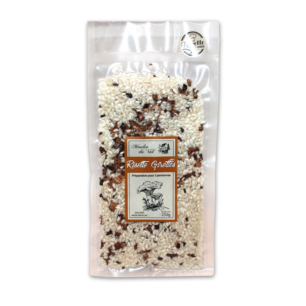 Une préparation facile pour risotto aux girolles 250g
