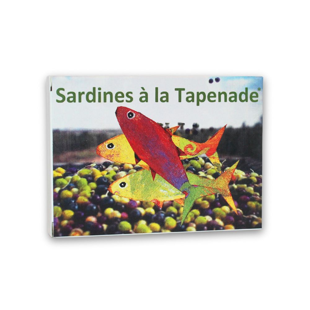 Boîte de sardines à la tapenade noire Capitaine Nat’