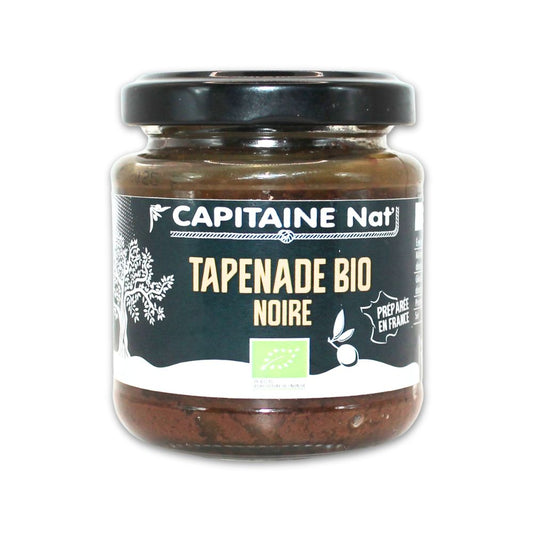 Bocal de tapenade noire bio Capitaine Nat’ 110g