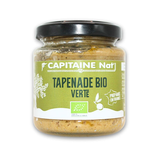 Pot de tapenade verte bio Capitaine Nat’ 110g