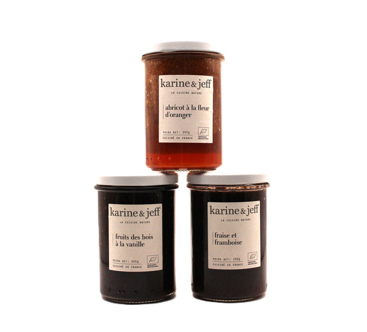 Confiture Bio du sud-ouest Karine et Jeff 230g