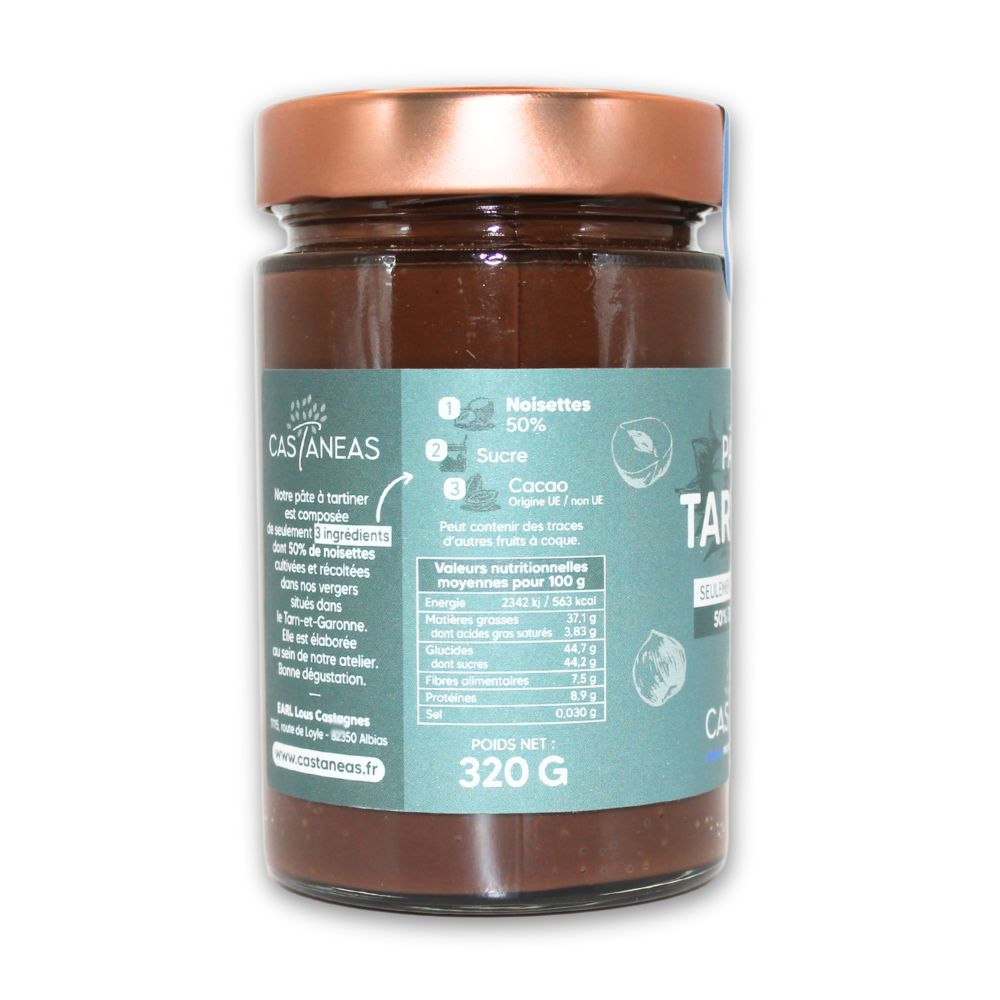 Pâte à tartiner Noisettes & Chocolat - 200g / 320g