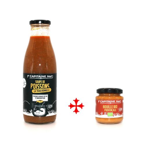 Ensemble idéal pour déguster la soupe de poisson