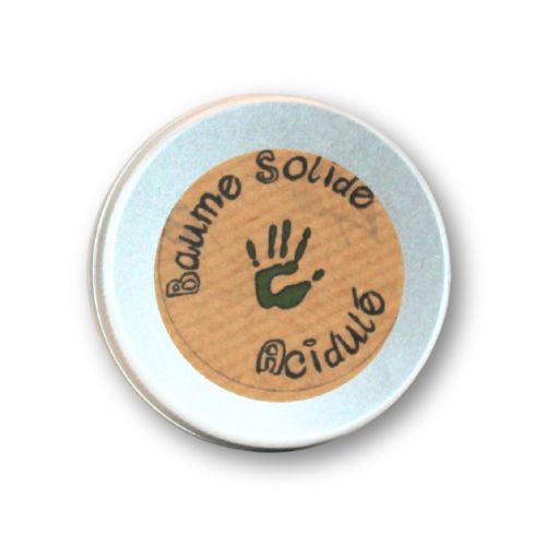 Baume artisanal parfumé aux agrumes, tonifiant et naturel, fabriqué en Occitanie