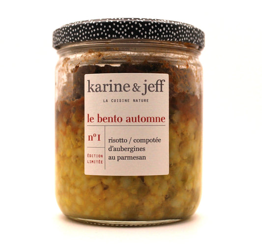 risotto et aubergines parmesan Karine et Jeff 330g