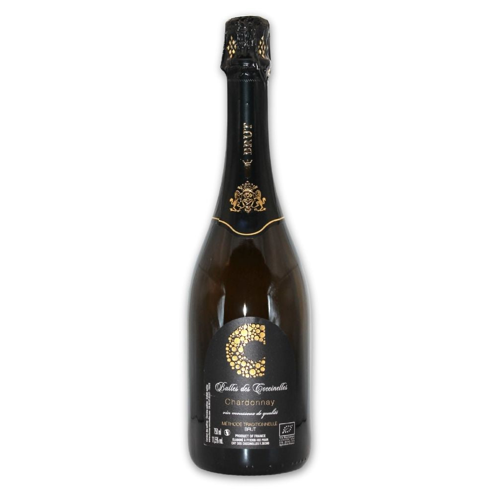 Bouteille de Bulles des Coccinelles Brut blanc bio Chardonnay 75cl