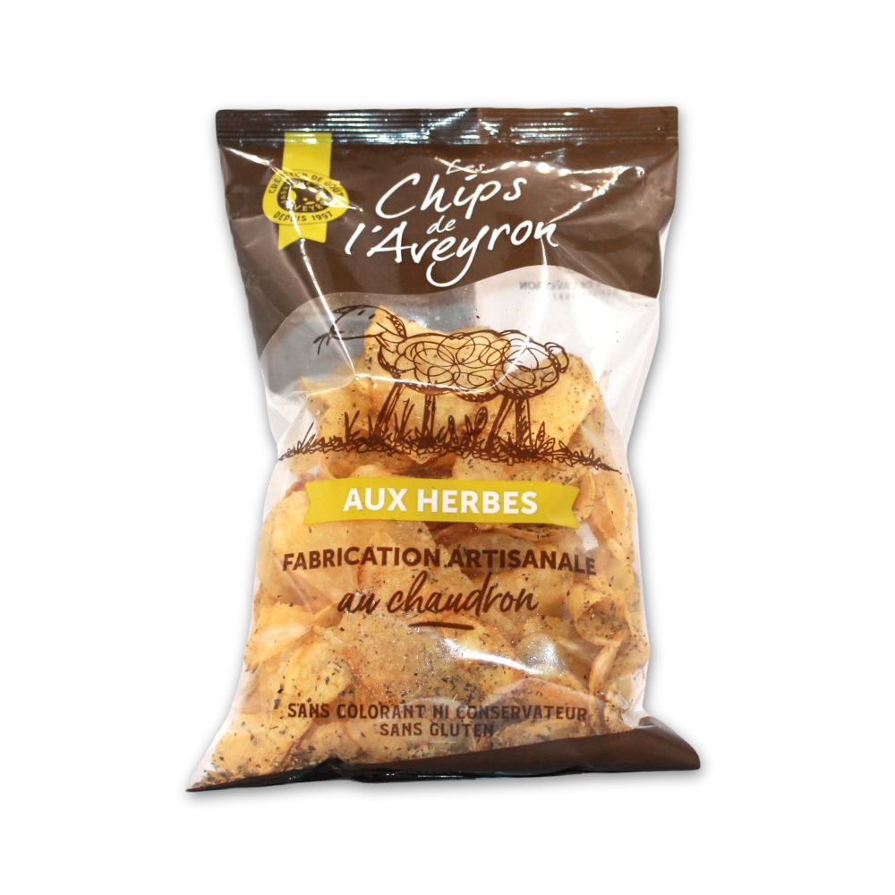 Chips artisanales aux Herbes de Provence 125g – Saveur méditerranéenne