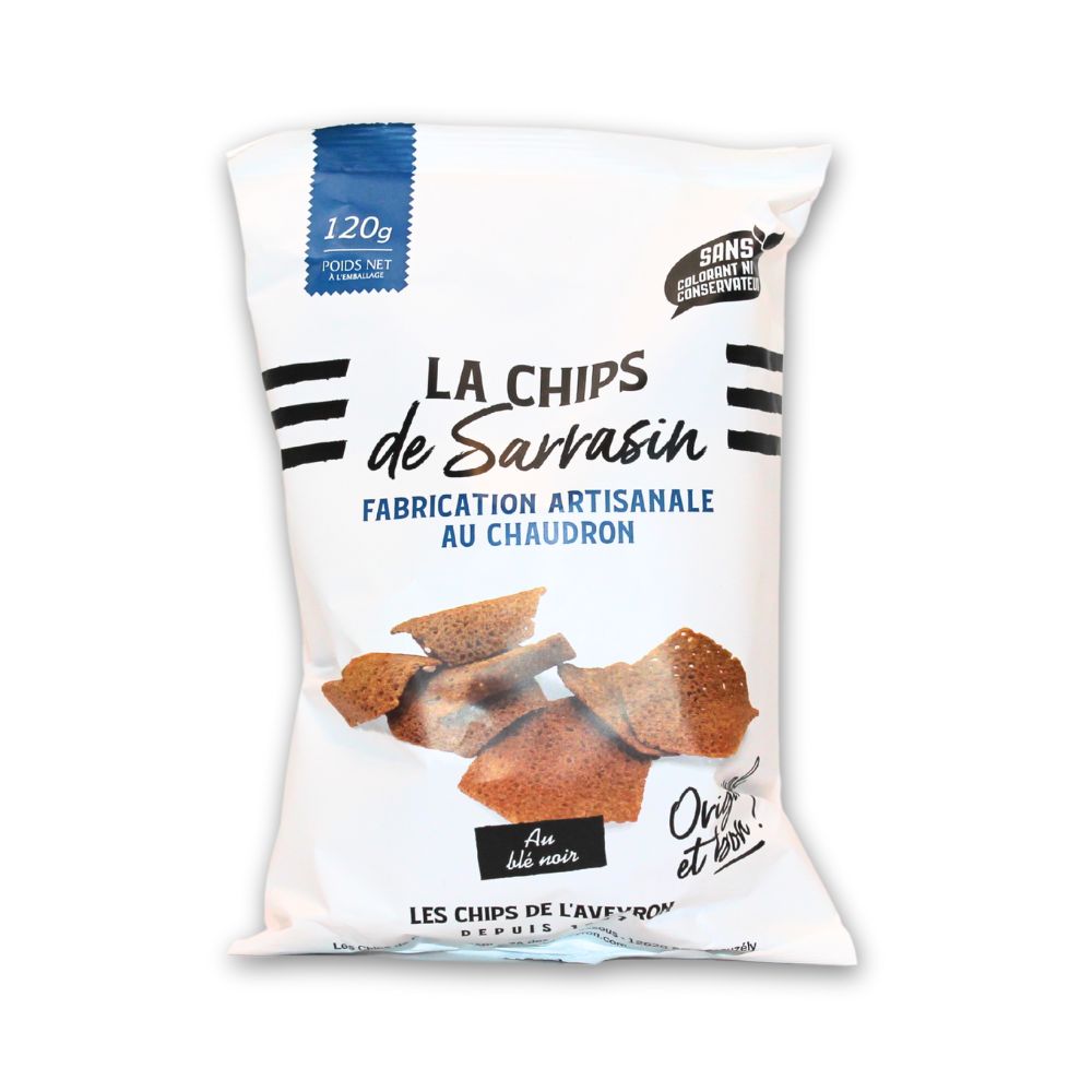 Chips de sarrasin artisanales 120g – Les Chips de l'Aveyron