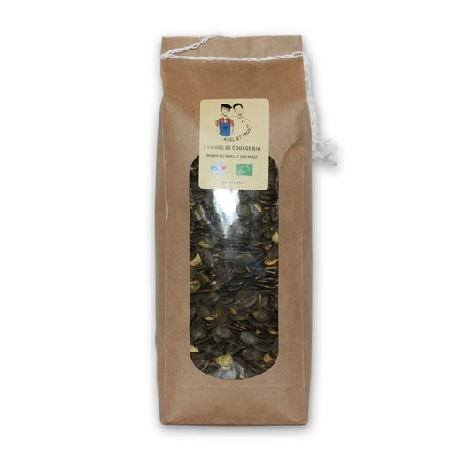 Sachet de 1kg de graines de courge bio – Idéal cuisine saine et nutrition