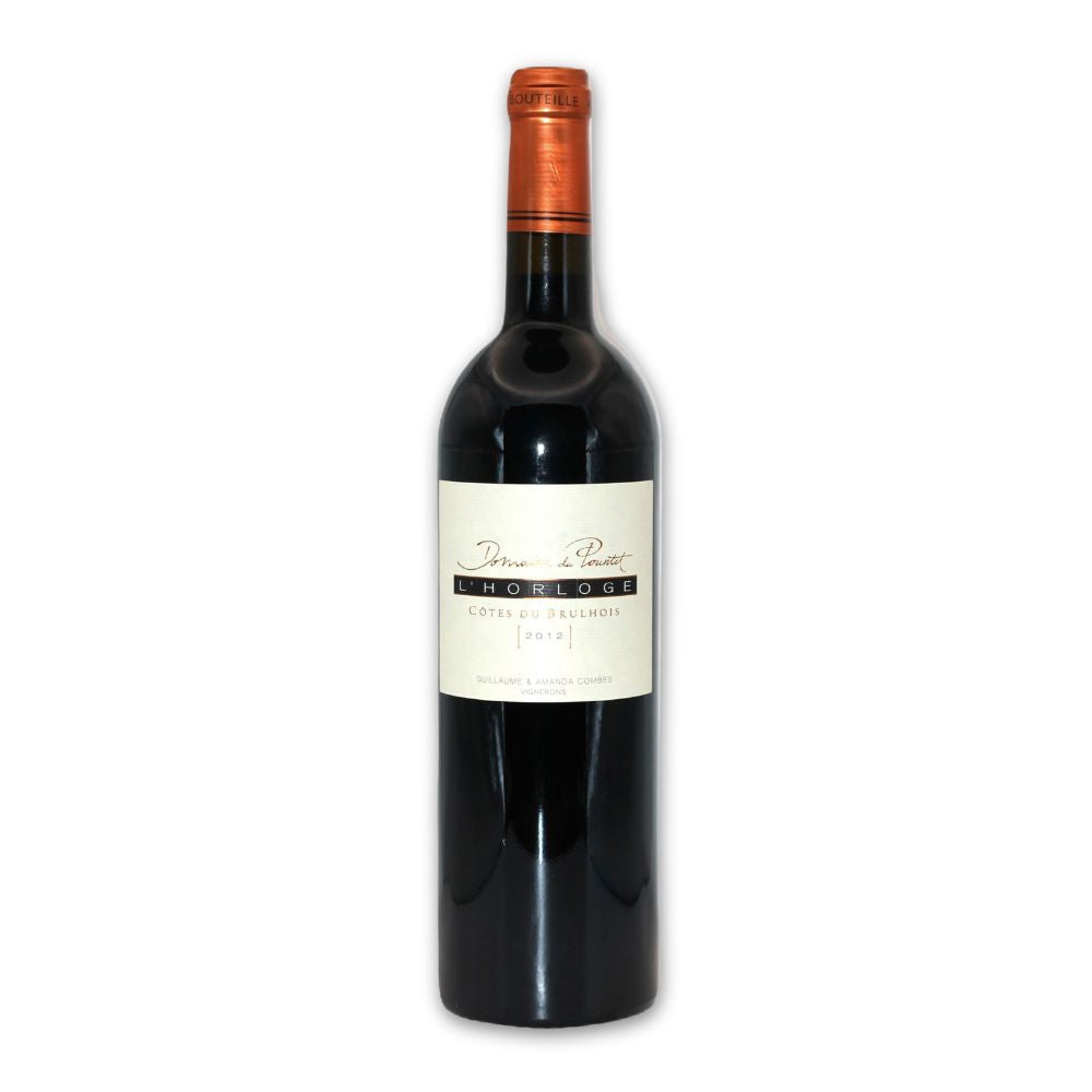 Bouteille de vin rouge bio L’Horloge 2012 AOP Brulhois