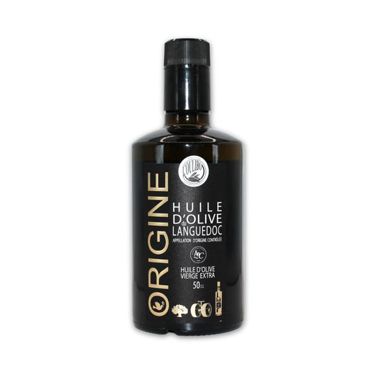 Bouteille 50cl d’huile d’olive AOC Languedoc L’Oulibo