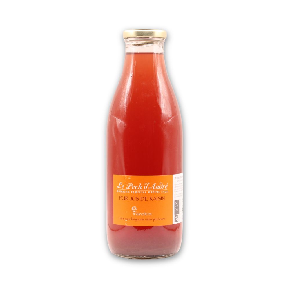 jus de raisin rosé bio 1L Pech d’André viticulteur