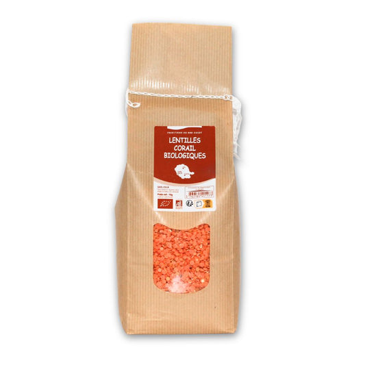 lentilles corail bio 1kg SARL ESCA Tarn