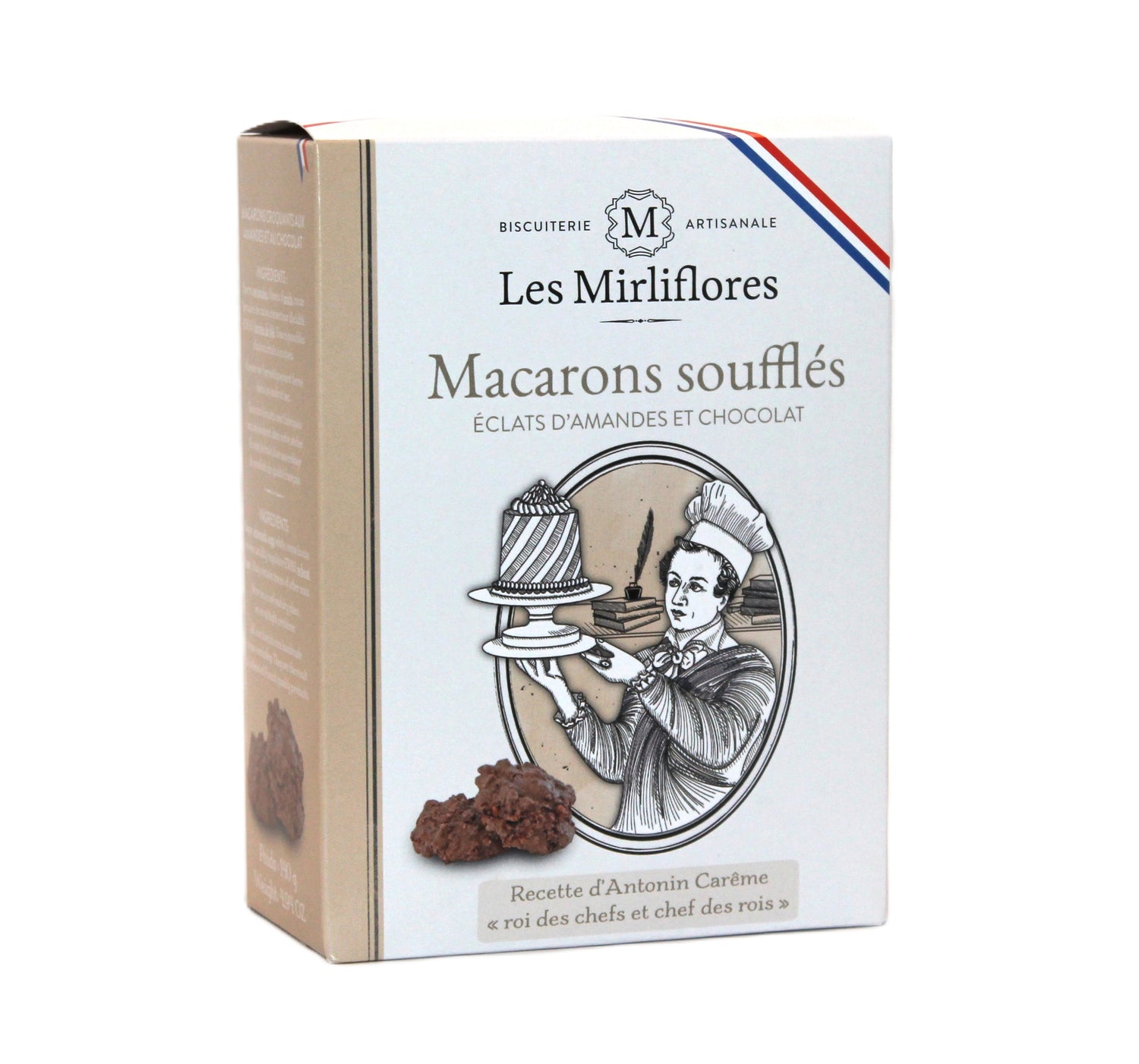 macarons soufflés chocolat amande