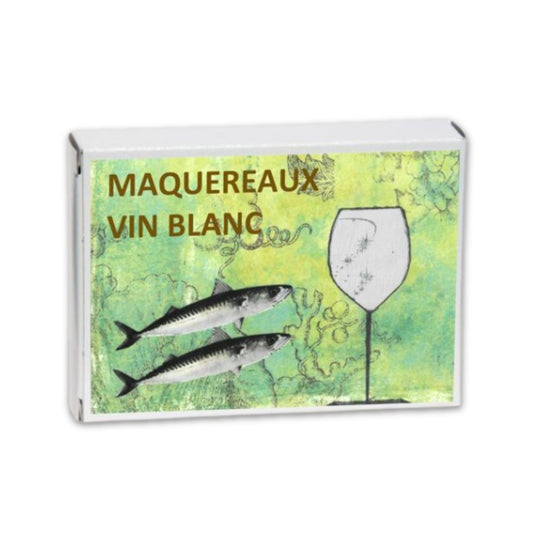 Boîte de maquereaux au vin blanc bio Capitaine Nat'