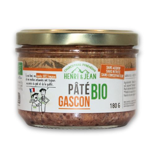 Pâté Gascon bio 180g – Charcuterie artisanale Henri & Jean