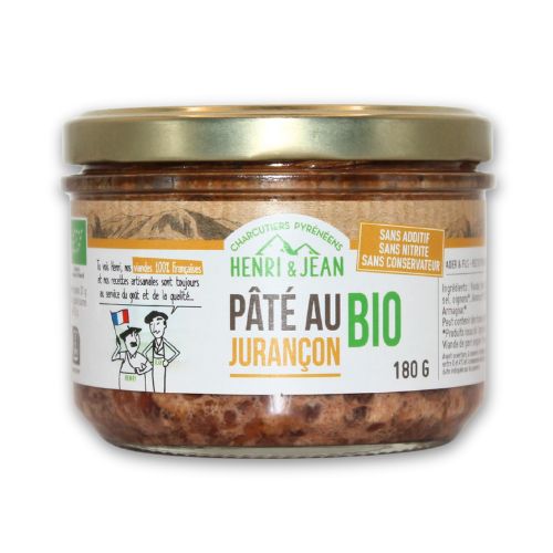Pâté au Jurançon bio 180g – Charcuterie artisanale Henri & Jean