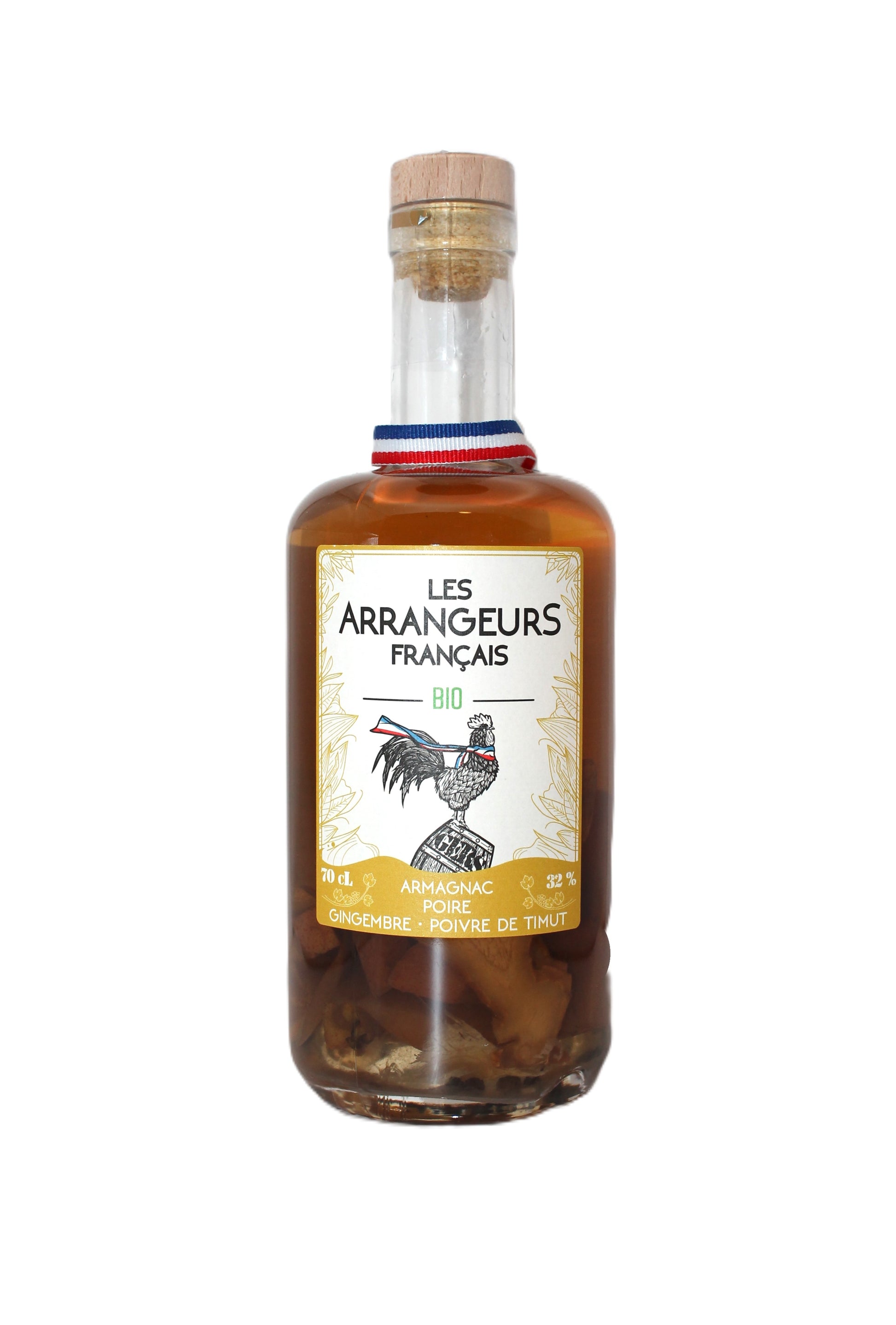 Armagnac Arrangé Bio Poire, Gingembre - 70cl