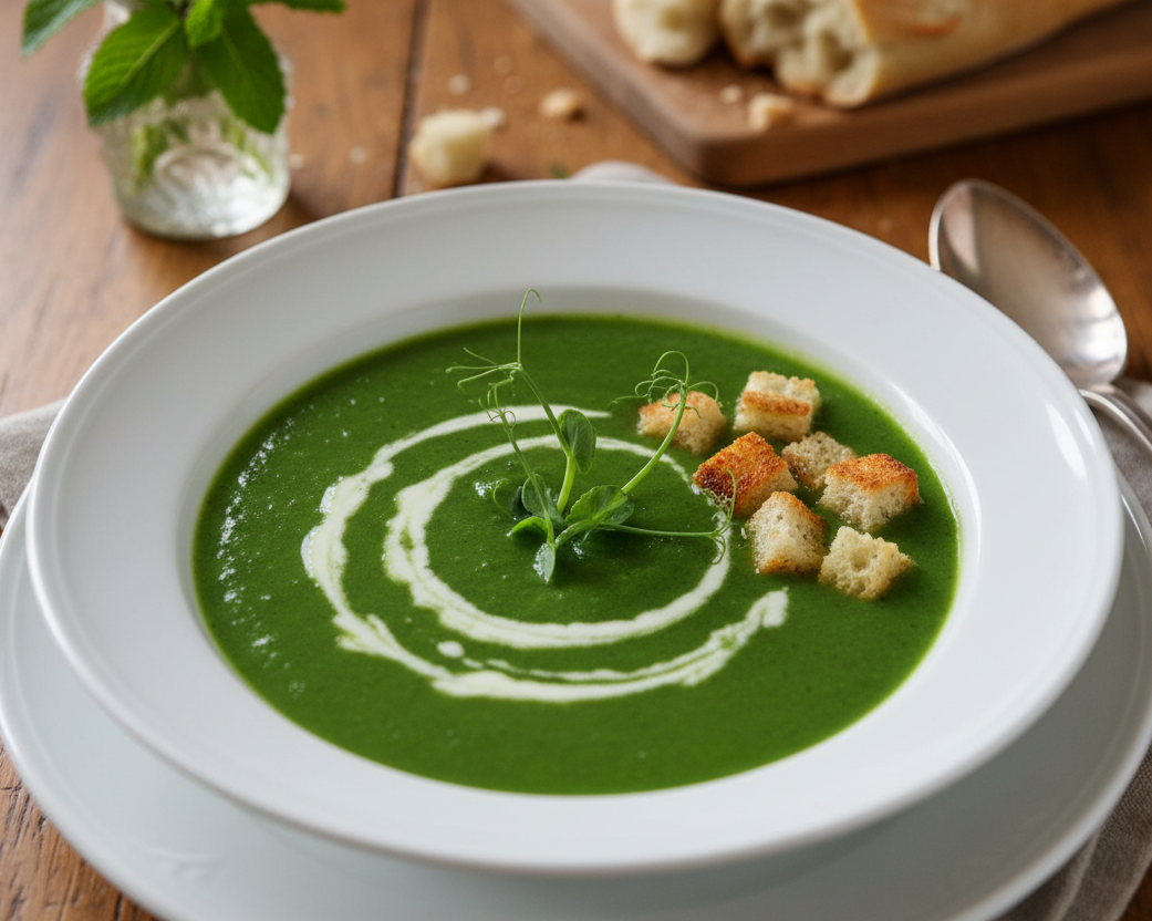 Potage Saint-Germain de pois cassés !