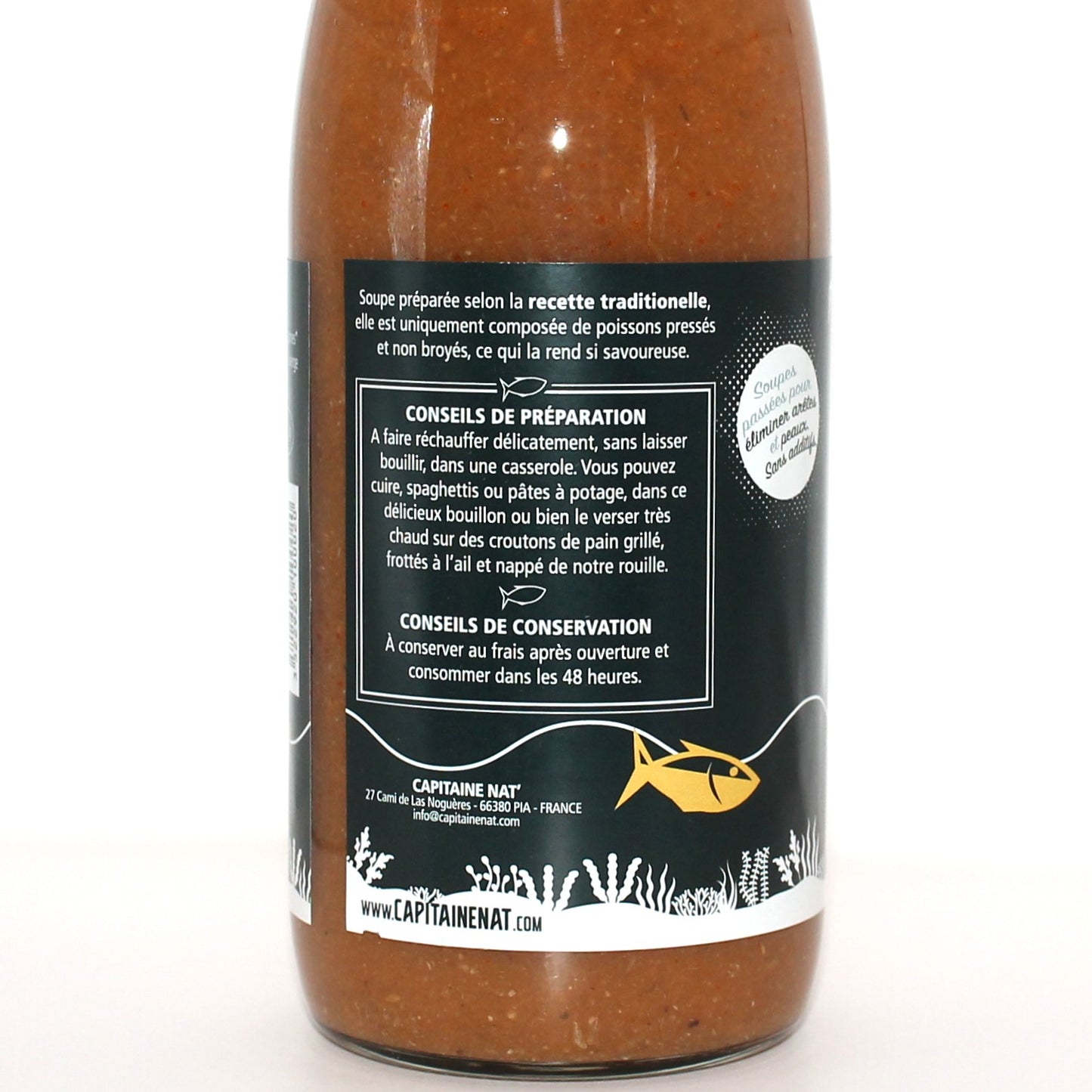 Recette et préparation traditionnelle soupe de poissons