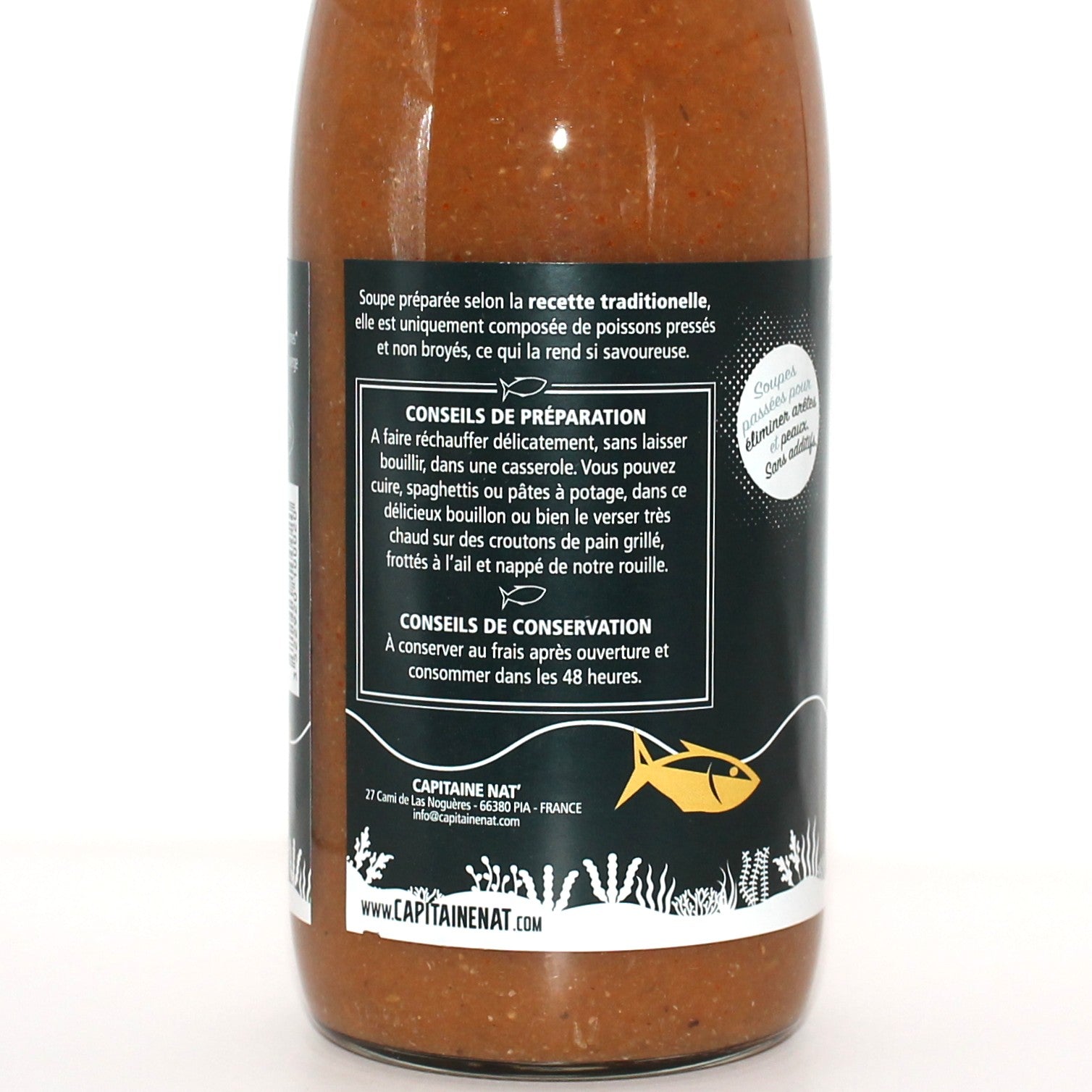 Recette et préparation traditionnelle soupe de poissons