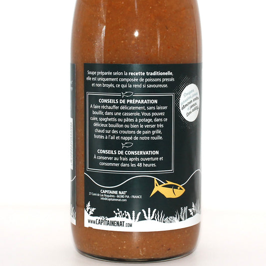 Recette et préparation traditionnelle soupe de poissons