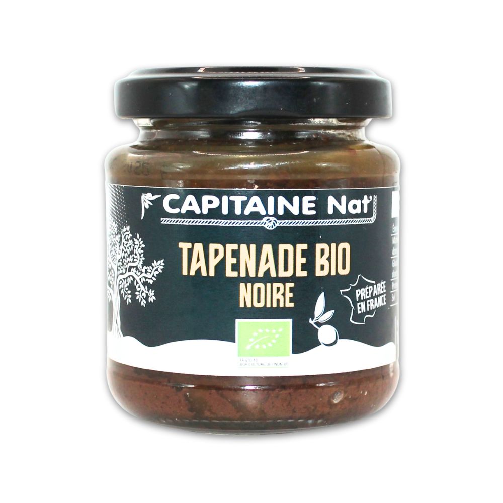 Bocal de tapenade noire bio Capitaine Nat’ 110g