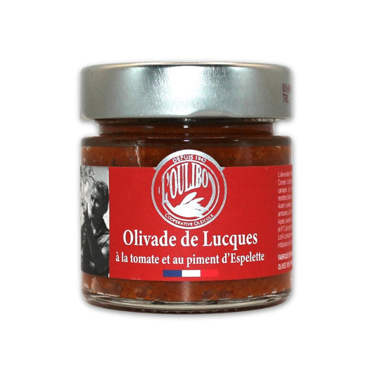 Tapenade rouge L’Oulibo au piment d’Espelette en pot de 100g