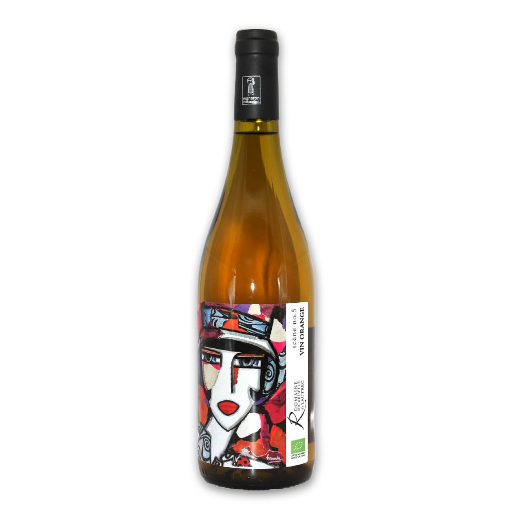 Bouteille de vin orange Chardonnay 75cl Ricardelle de Lautrec